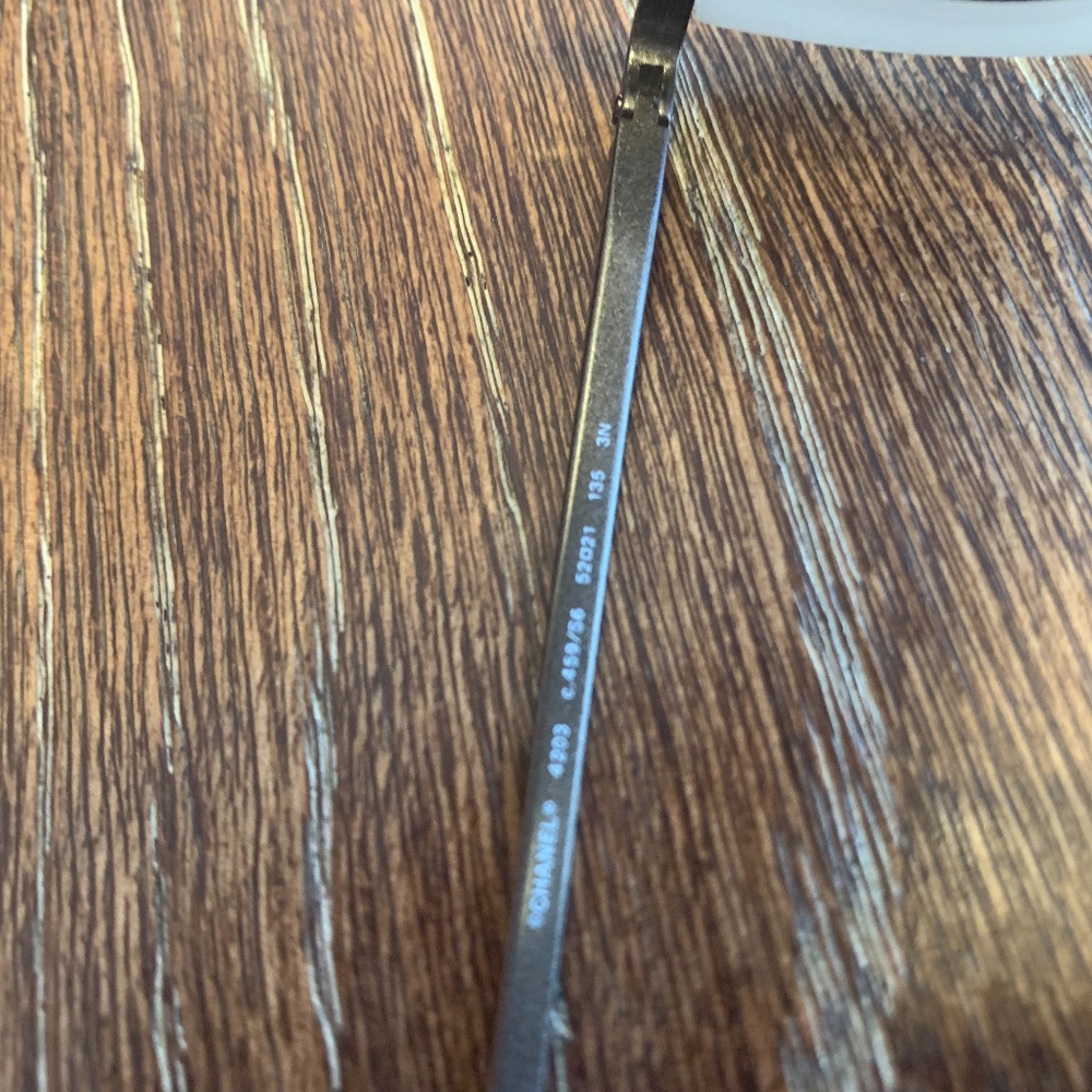 AUTHENTIC CHANEL CH4203 C459S6 Silver Gray Sun - Picture 2 of 7